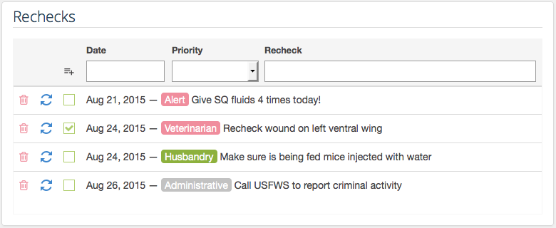 WRMD 3.0: Rechecks